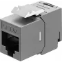 Moduł keystone Goobay RJ45 CAT 6A, STP, cienki i krótki, zacisk uziemiający (77942)