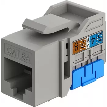 Goobay Keystone-Module RJ45 CAT 6A, UTP, cienki & Short (77951)