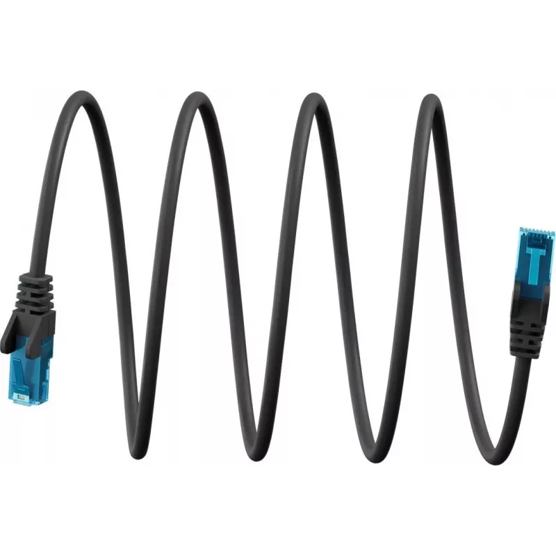 Goobay Ultra-Flexible CAT 6A Patch kabel U/UTP, czarny (79193)