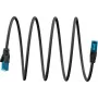 Goobay Ultra-Flexible CAT 6A Patch kabel U/UTP, czarny (79246)