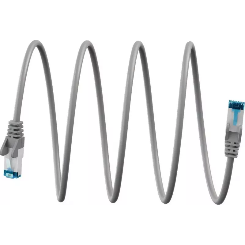 Goobay Ultra-Flexible CAT 6A Patch kabel S/FTP (PiMF), szary (79373)