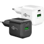 Goobay 20 W USB-C PD GaN Dual-Fast Charger Nano biały (79621)