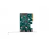 Karta sieciowa PCI Express x1 -> 2x USB-C 3.2 Gen 2x1 z diodą LED, niski profil