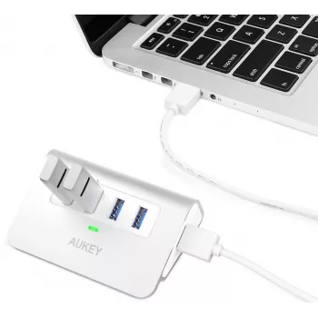 Hub CB-H5 USB aluminiowy | 4xUSB 3.0 | 5 Gb/s