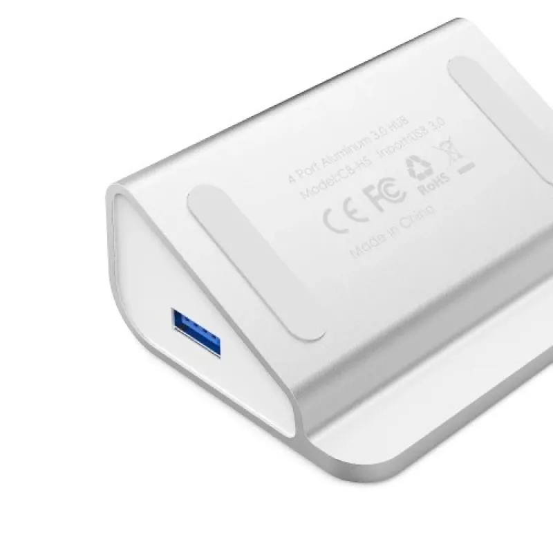 Hub CB-H5 USB aluminiowy | 4xUSB 3.0 | 5 Gb/s
