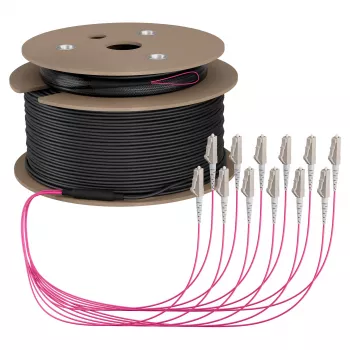 EFB Trunk kabel U-DQ(ZN)BH OM4 12G (1x12) LC-LC 50m Dca LSZH