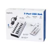 Hub USB 3.2 Gen1 7 portów USB-A/C, przełącznik włącz/wyłącz