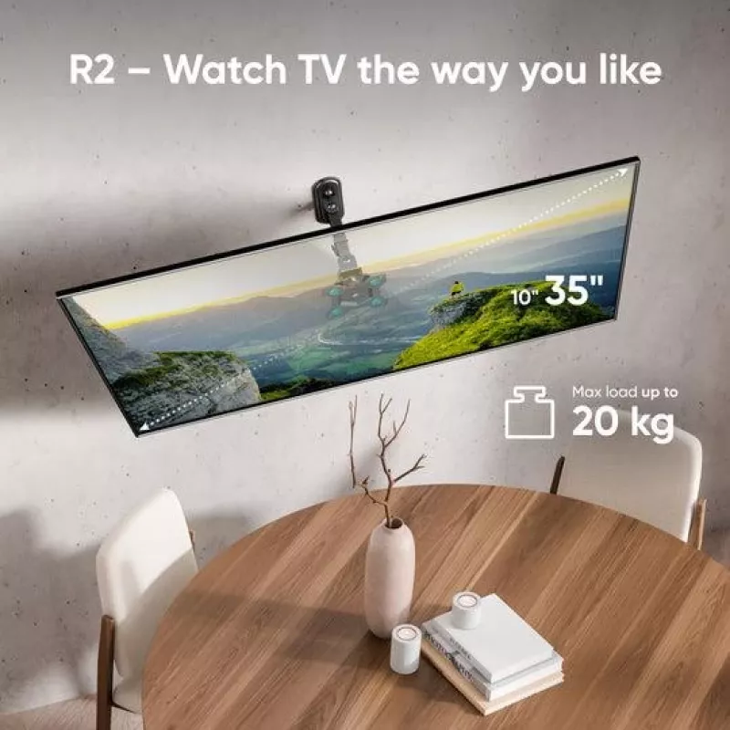 Uchwyt ścienny do telewizora /10-35/CZARNY R2-B Onkron