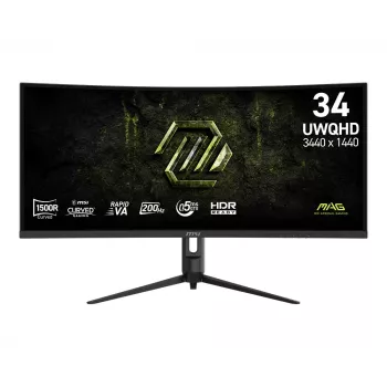 Monitor 34 cale MAG 342CQRF E20 UWQHD/Krzywy/200Hz/czarny