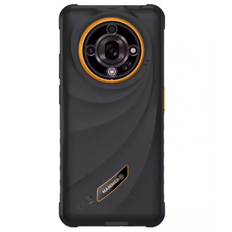 Hammer Iron 6 | Pomarańczowy | 6.56 cala | IPS | 1612 x 720 pikseli | Mediatek | Dimensity 6300 | RAM 6 GB | 128 GB | microSD | Dual SIM | 4G | 5G | Aparat główny 64 MP