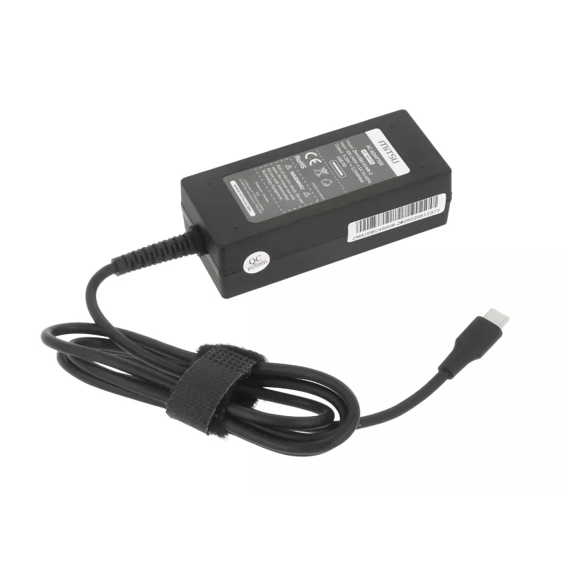 Zasilacz do laptopa 45W USB-C 5V-9V-12V-15V/3A, 20V/2.25A PD