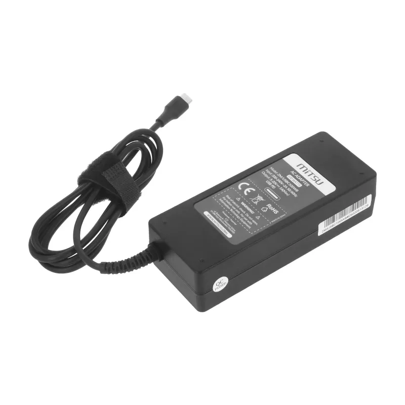 Ładowarka sieciowa do laptopa 100W USB typu C USB-C 5V-9V-12V-15V/3A, 20V/5A PD