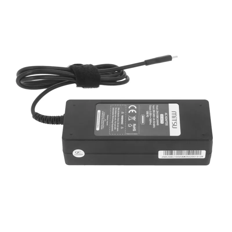 Ładowarka sieciowa do laptopa 100W USB typu C USB-C 5V-9V-12V-15V/3A, 20V/5A PD