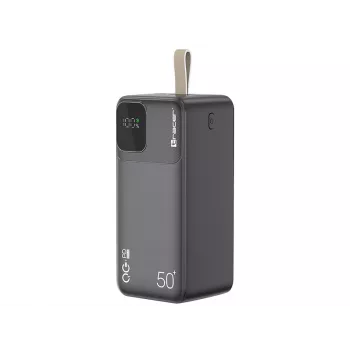 Tracer 47825 Prime-V5 50000mAh QC22.5W+PD20W Power Bank, Czarny