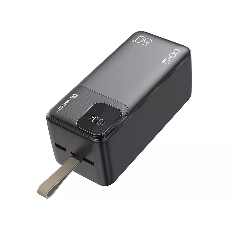 Tracer 47825 Prime-V5 50000mAh QC22.5W+PD20W Power Bank, Czarny