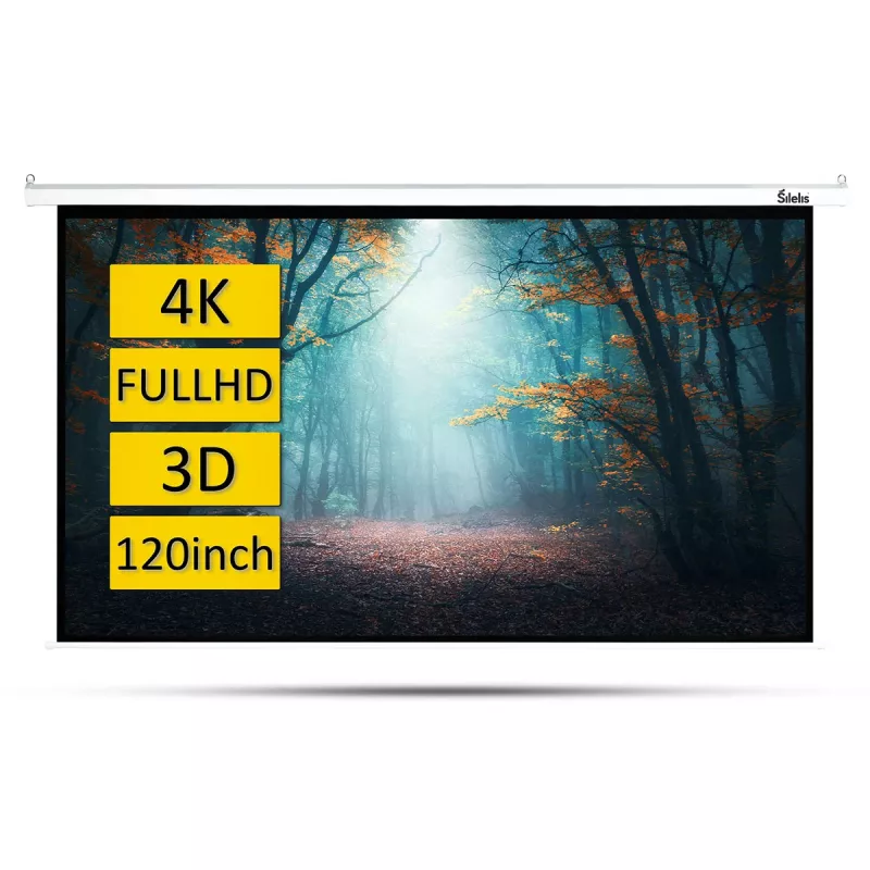 Ekran elektryczny Silelis 203x152 cm ESE-1