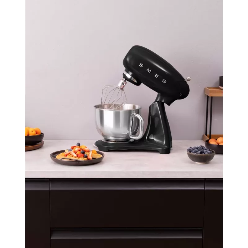 Smeg K?chenmaschine SMF05BLEU, 4.8L, 1000W, Czarny