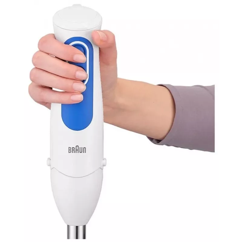 Braun | Blender ręczny | MQ 3005 Immersion | Blender ręczny | 700 W | Liczba prędkości 2 | Biały/Niebieski