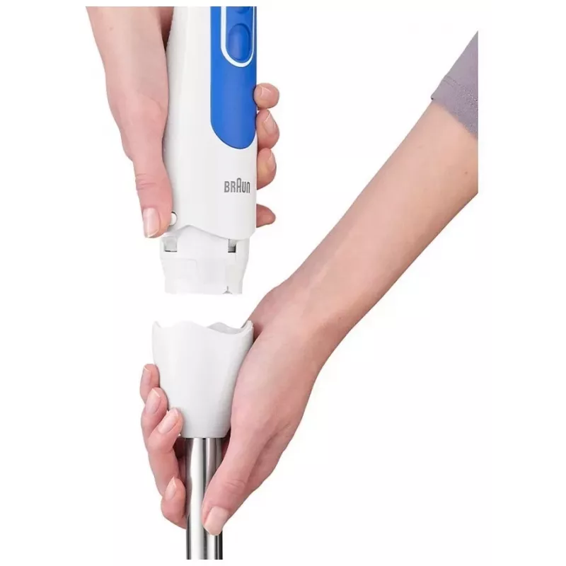 Braun | Blender ręczny | MQ 3005 Immersion | Blender ręczny | 700 W | Liczba prędkości 2 | Biały/Niebieski