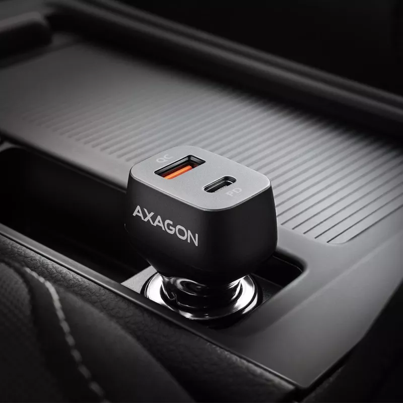 AXAGON PWC-PQ38 38W ładowarka samochodowa 2x port USB-A+C