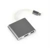 Adapter graficzny USB Gembird A-CM-HDMIF-02-SG 3840 x 2160 pikseli Szary