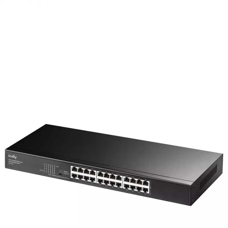 przełącznik sieciowy Cudy GS1024E zarządzalny Gigabit Ethernet (10/100/1000) Czarny