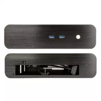 Akasa Euler S Fanless Thin-Mini-ITX Enclosure, OEM - czarny