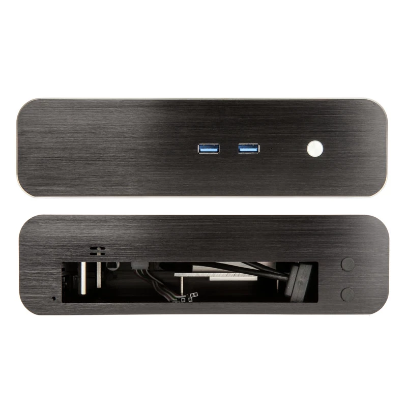 Akasa Euler S Fanless Thin-Mini-ITX Enclosure, OEM - czarny