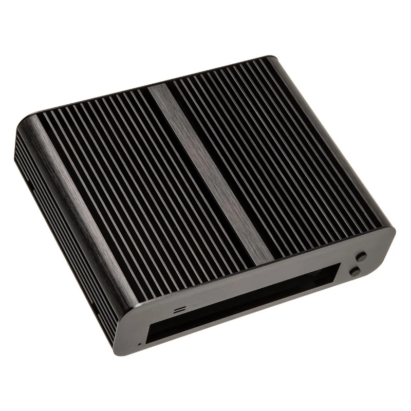 Akasa Euler S Fanless Thin-Mini-ITX Enclosure, OEM - czarny