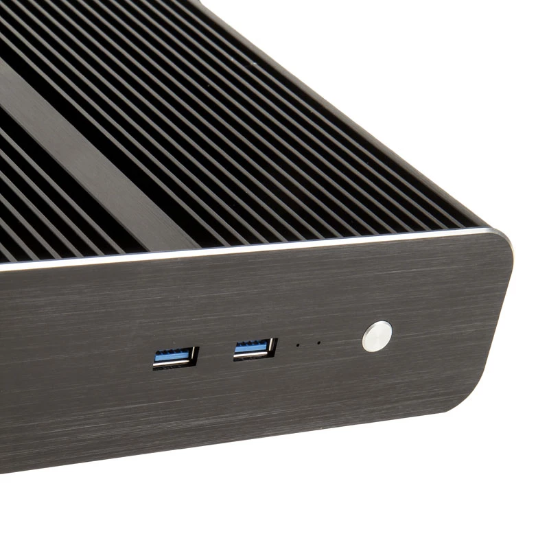 Akasa Euler S Fanless Thin-Mini-ITX Enclosure, OEM - czarny