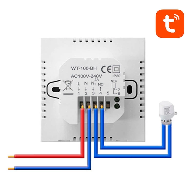 Avatto ZWT100 inteligentny termostat 3A ZigBee podgrzewacz wody TUYA