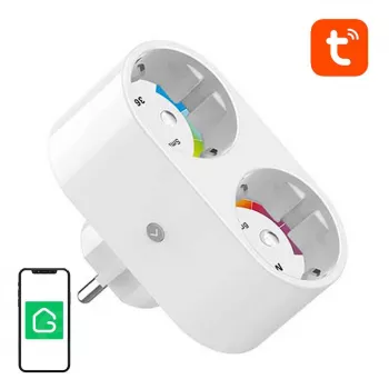Podwójna inteligentna wtyczka WiFi Gosund SP211 3500W, Tuya