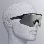Rockbros 189114 polaryzacyjne okulary rowerowe z ochroną UV i wkładką korekcyjną, szare