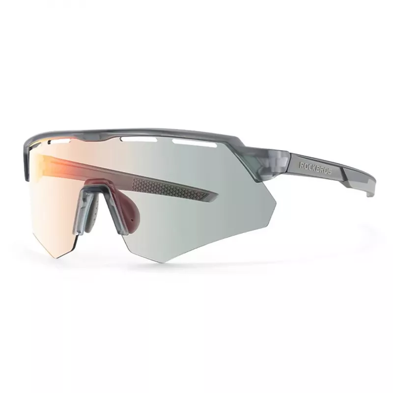 Rockbros 189114 polaryzacyjne okulary rowerowe z ochroną UV i wkładką korekcyjną, szare