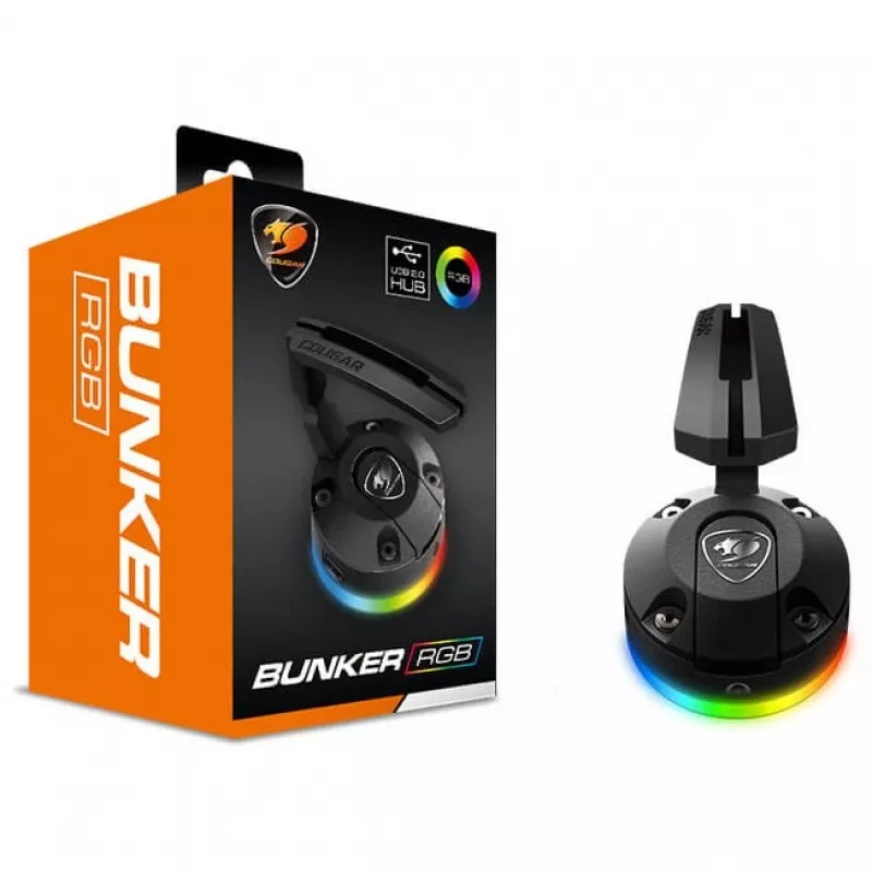 Cougar Bunker RGB Organizer do kabli myszy (Czarny)