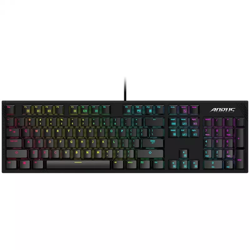 Gigabyte AORUS K1 - Klawiatura - Podświetlenie