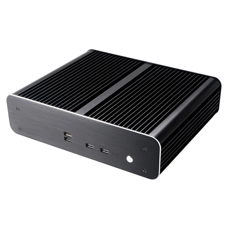 Akasa Euler TX Plus Intel LGA1700 Alu fanless Thin mini-ITX case - Enclosure