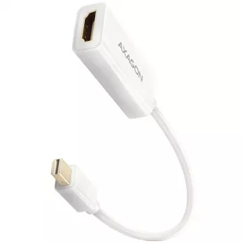 AXAGON RVDM-HI14NW - 0,15 m - Mini DisplayPort - HDMI - Męski - Żeński - prosty