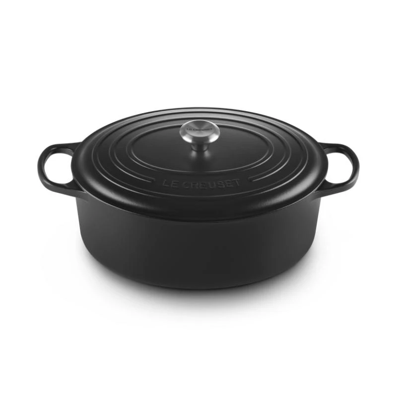 Le Creuset Signature Roaster owalny 35 cm czarny (21178350000430)