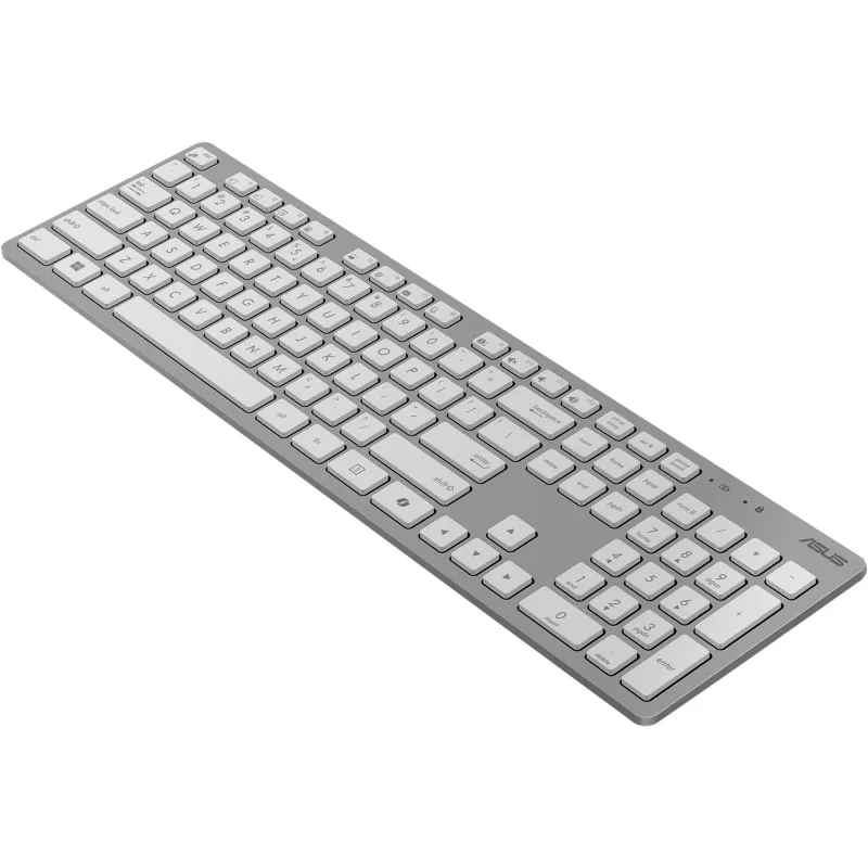 Bezprzewodowy zestaw klawiatury i myszy ASUS W5000, biały