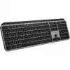 Logitech Master Series MX Keys S dla Mac - Klawiatura - pełnowymiarowa - podświetlana - Bezprzewodowa - Bluetooth LE - AZERTY - Francuska - Kosmiczna szarość (920-011625)