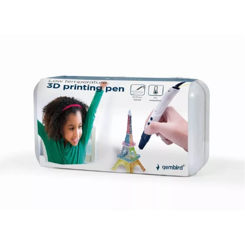Gembird Długopis 3D niskotemperaturowy | Biały