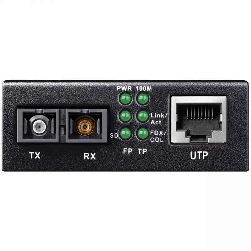 Cudy MC100SA-20 konwerter mediów sieciowych 100 Mbit/s 1310 nm Jednomodowy Czarny