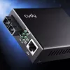 Cudy MC100SA-20 konwerter mediów sieciowych 100 Mbit/s 1310 nm Jednomodowy Czarny