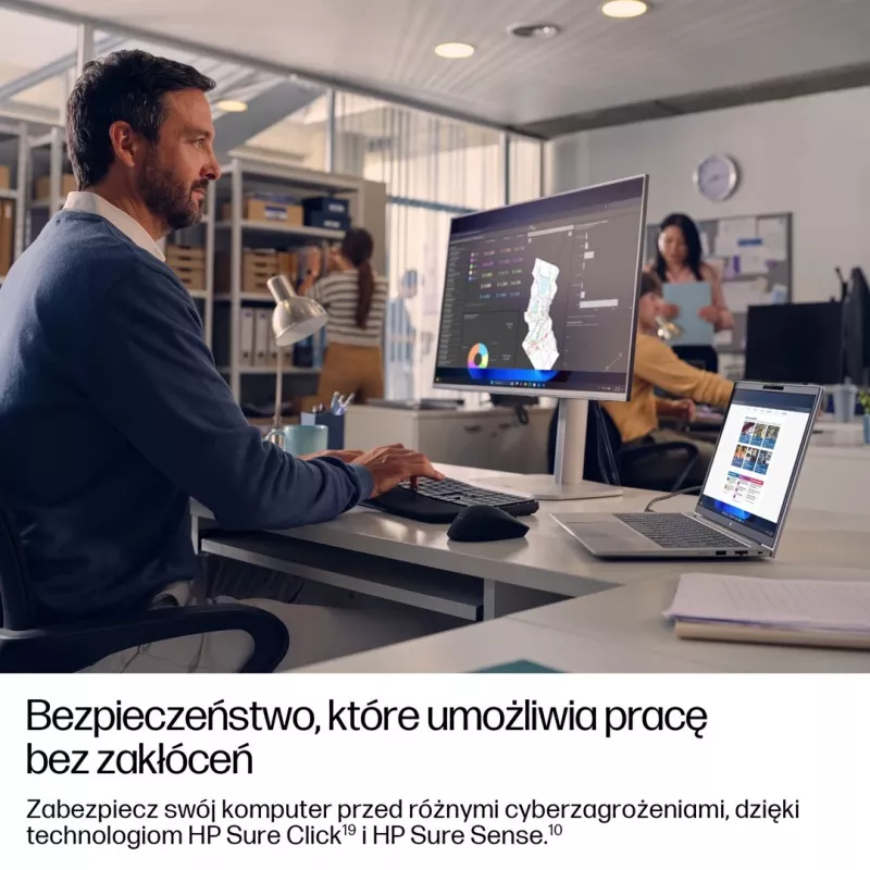 HP EliteBook 6 G1a Next Gen AI PC Copilot+ PC AMD Ryzen AI 5 340 Laptop 35.6 cm (14) WUXGA 16 GB DDR5-SDRAM 512 GB SSD Wi-Fi 6E (802.11ax) Windows 11 Pro srebrny