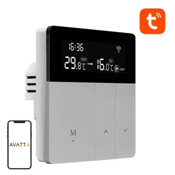 Avatto WT50 inteligentny termostat do podgrzewacza wody 3A WiFi TUYA