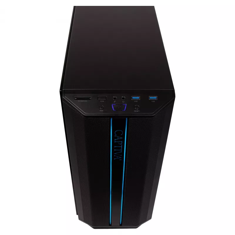 Captiva Advanced Gaming PC R92-707 AMD Ryzen 5 5500, 16GB RAM, 500GB SSD, GeForce RTX 5060 (8GB GDDR7), bez systemu operacyjnego