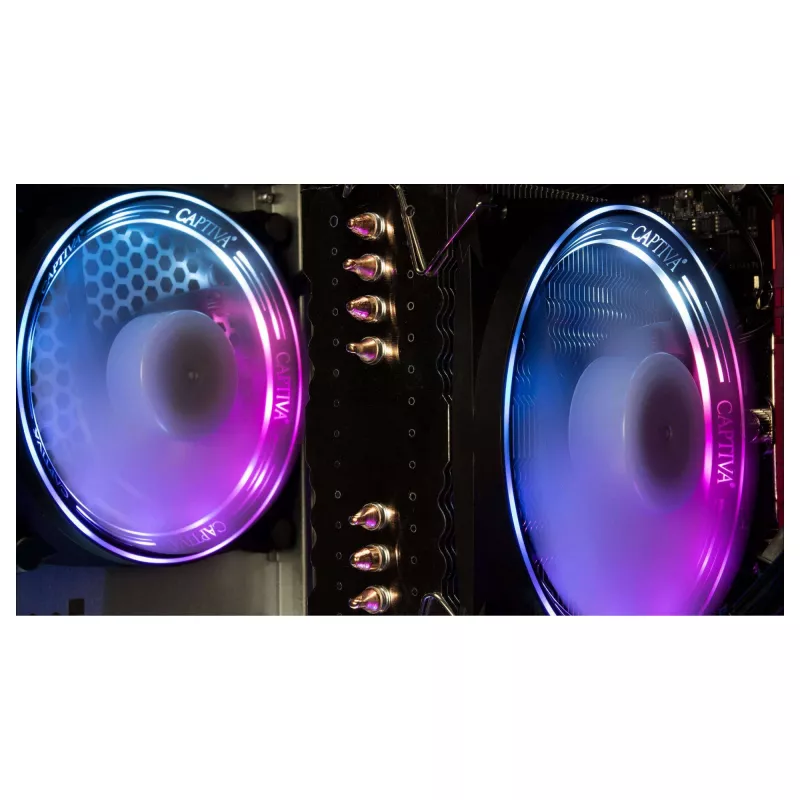 Captiva Advanced Gaming PC R92-707 AMD Ryzen 5 5500, 16GB RAM, 500GB SSD, GeForce RTX 5060 (8GB GDDR7), bez systemu operacyjnego