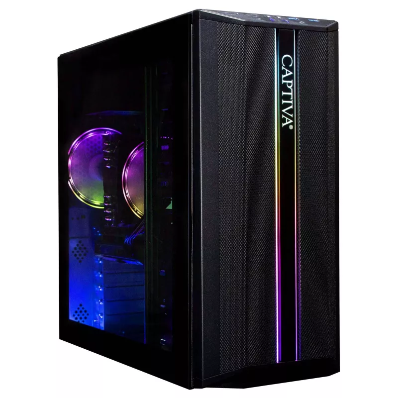 Captiva Advanced Gaming PC R92-707 AMD Ryzen 5 5500, 16GB RAM, 500GB SSD, GeForce RTX 5060 (8GB GDDR7), bez systemu operacyjnego