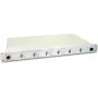 Lightwin LWL Splice Box, 12 włókien, 6x DLC Singlemode, 9/125µm OS2 G657.A1 Pigtail Splice Boxes (SPBOX 12E09 OS2 DLC)
